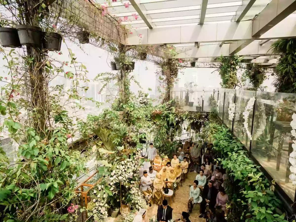 the imperium cool garden style venue jakarta
