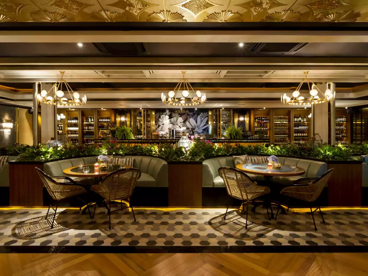 private bohemian style booths