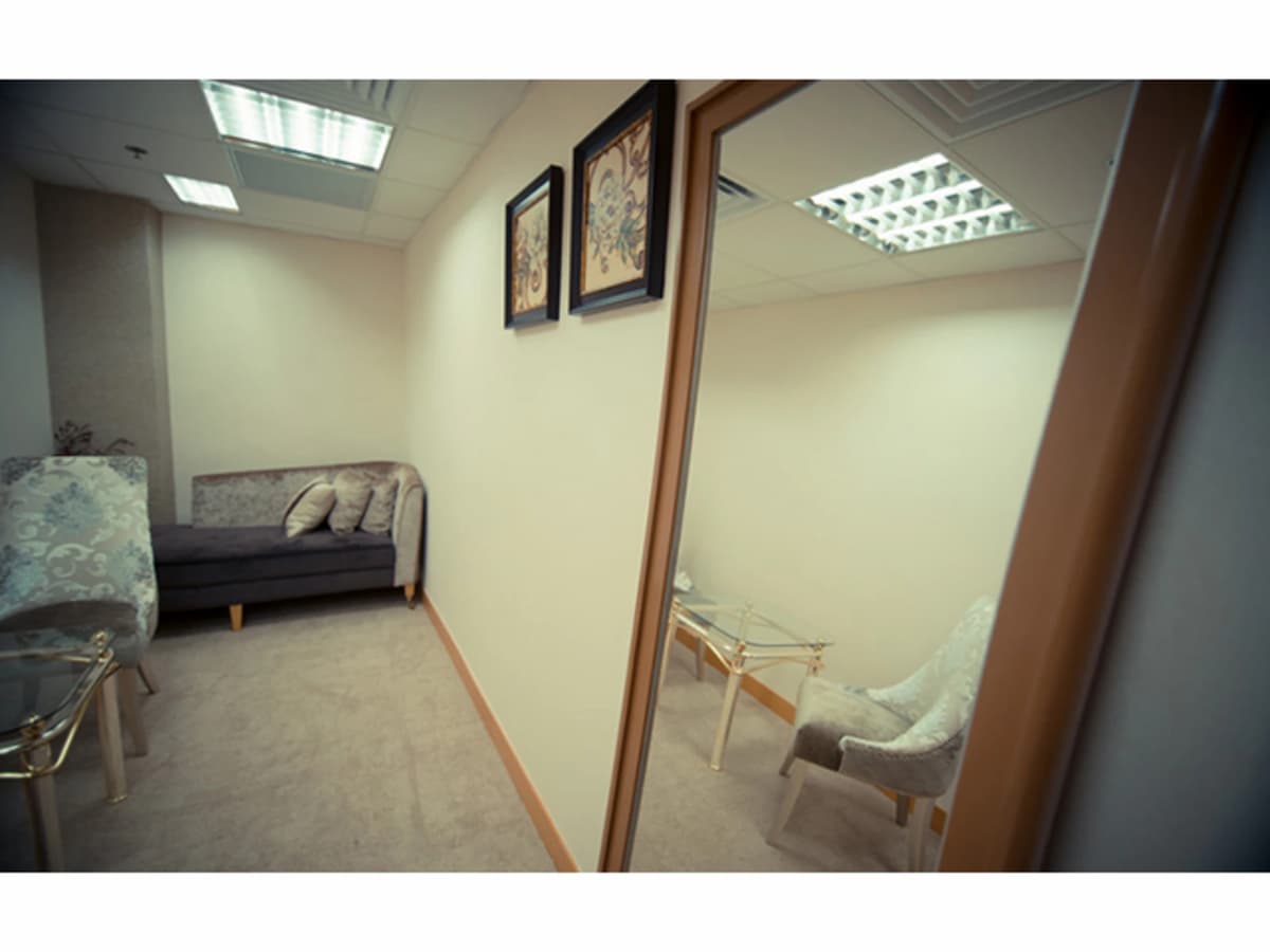 small private room that can be used for interview or mini business meeting