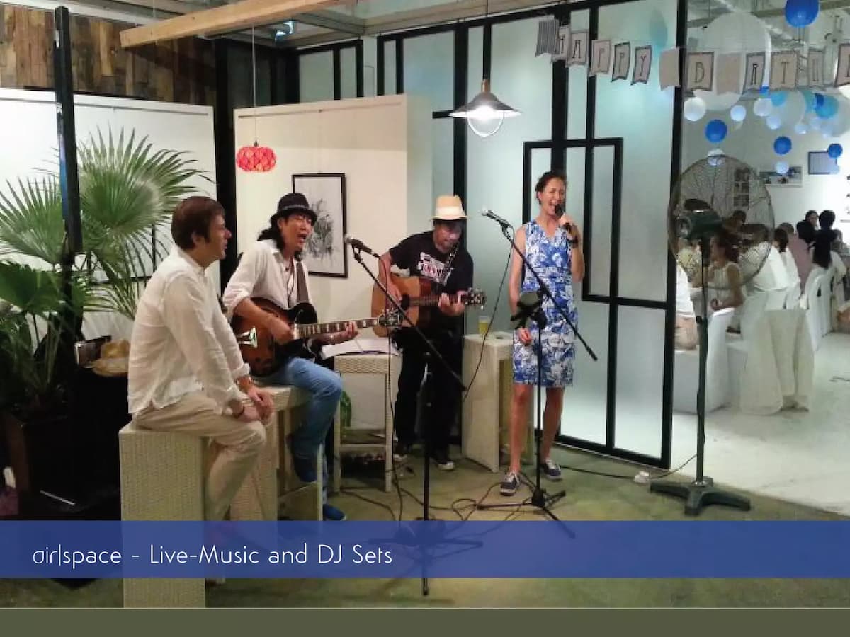 live music performance during corporate event