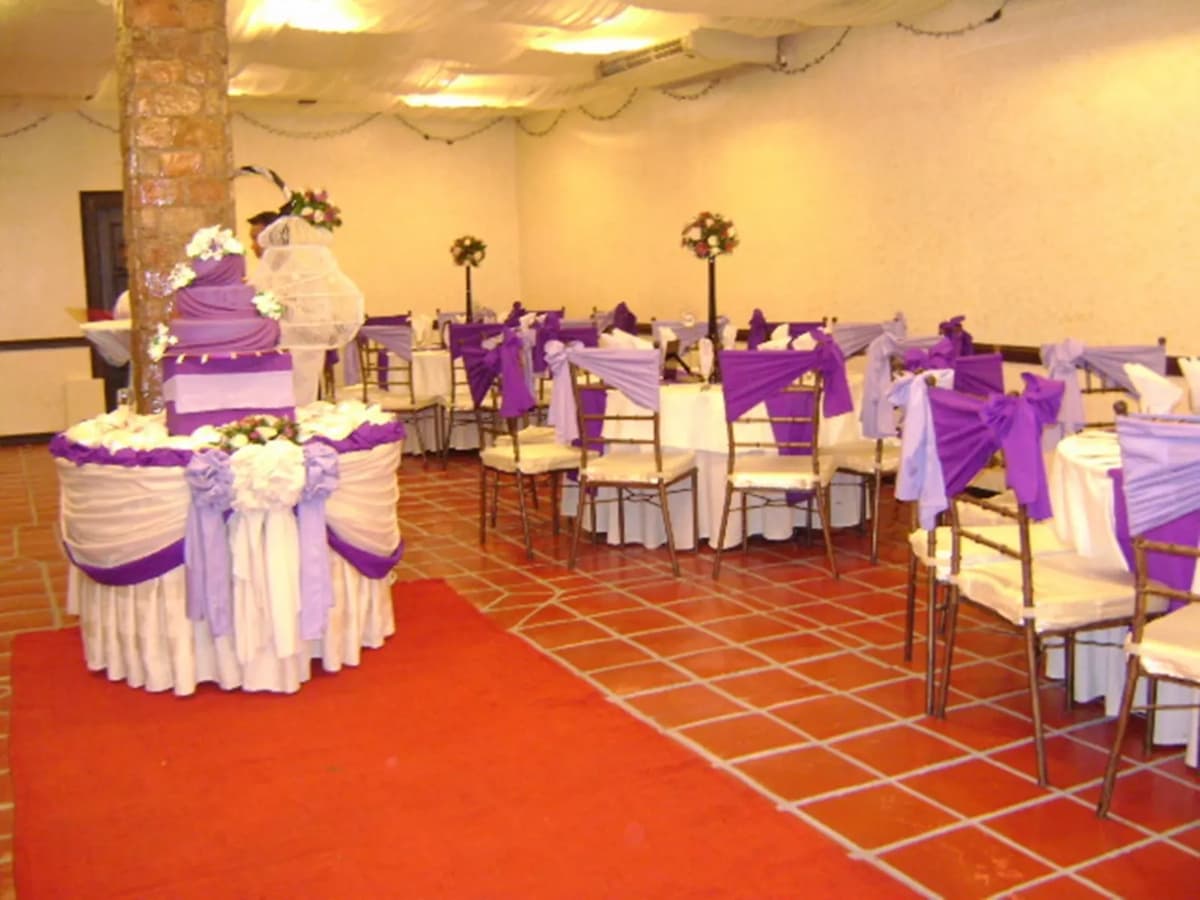 wedding decor in function hall