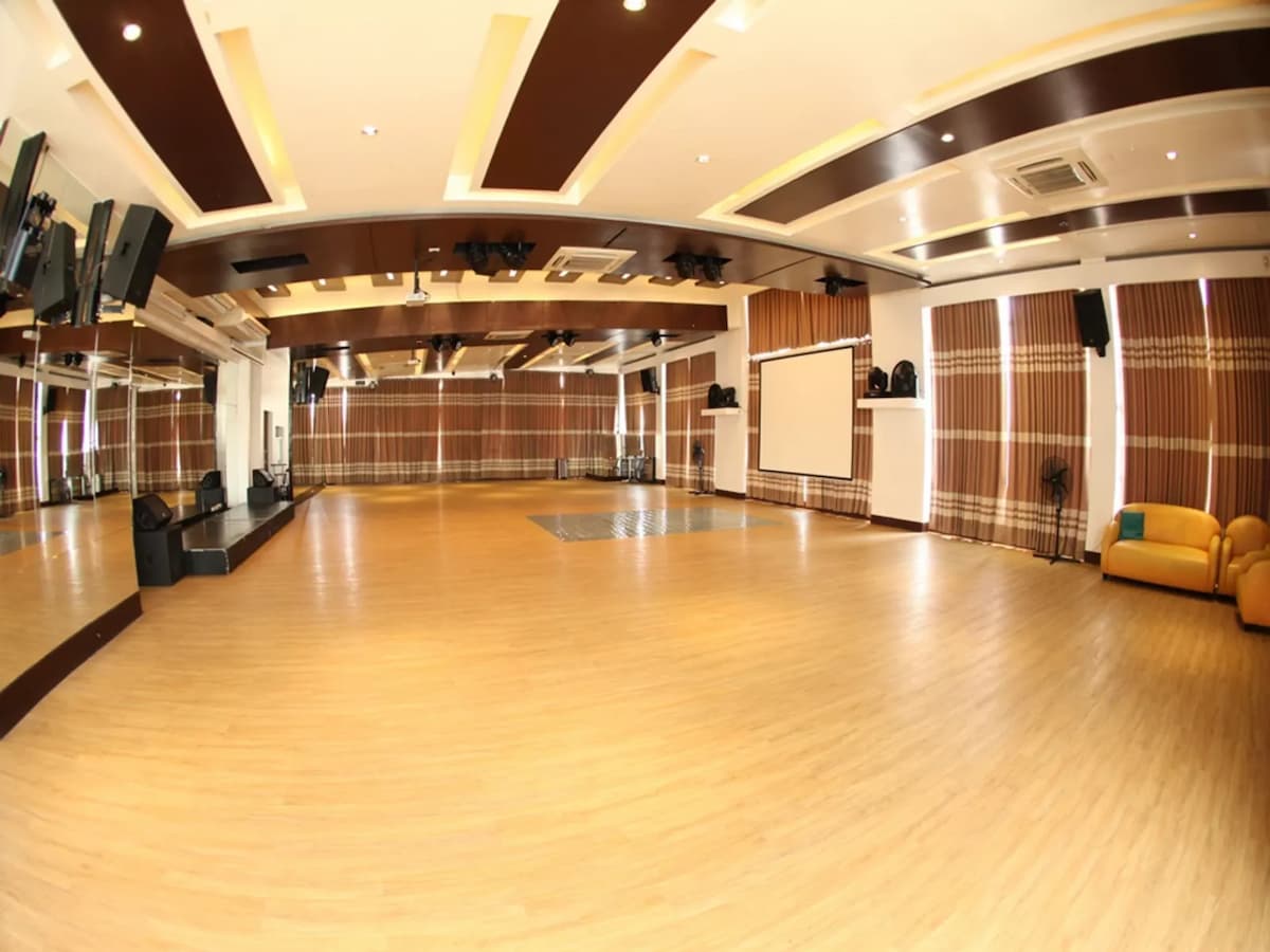 private event space with wood dominated of interior