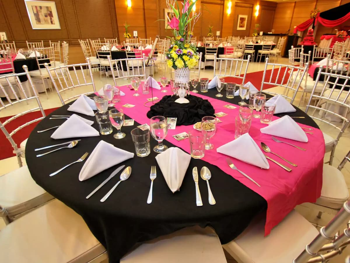 banquet style of wedding party venue manila