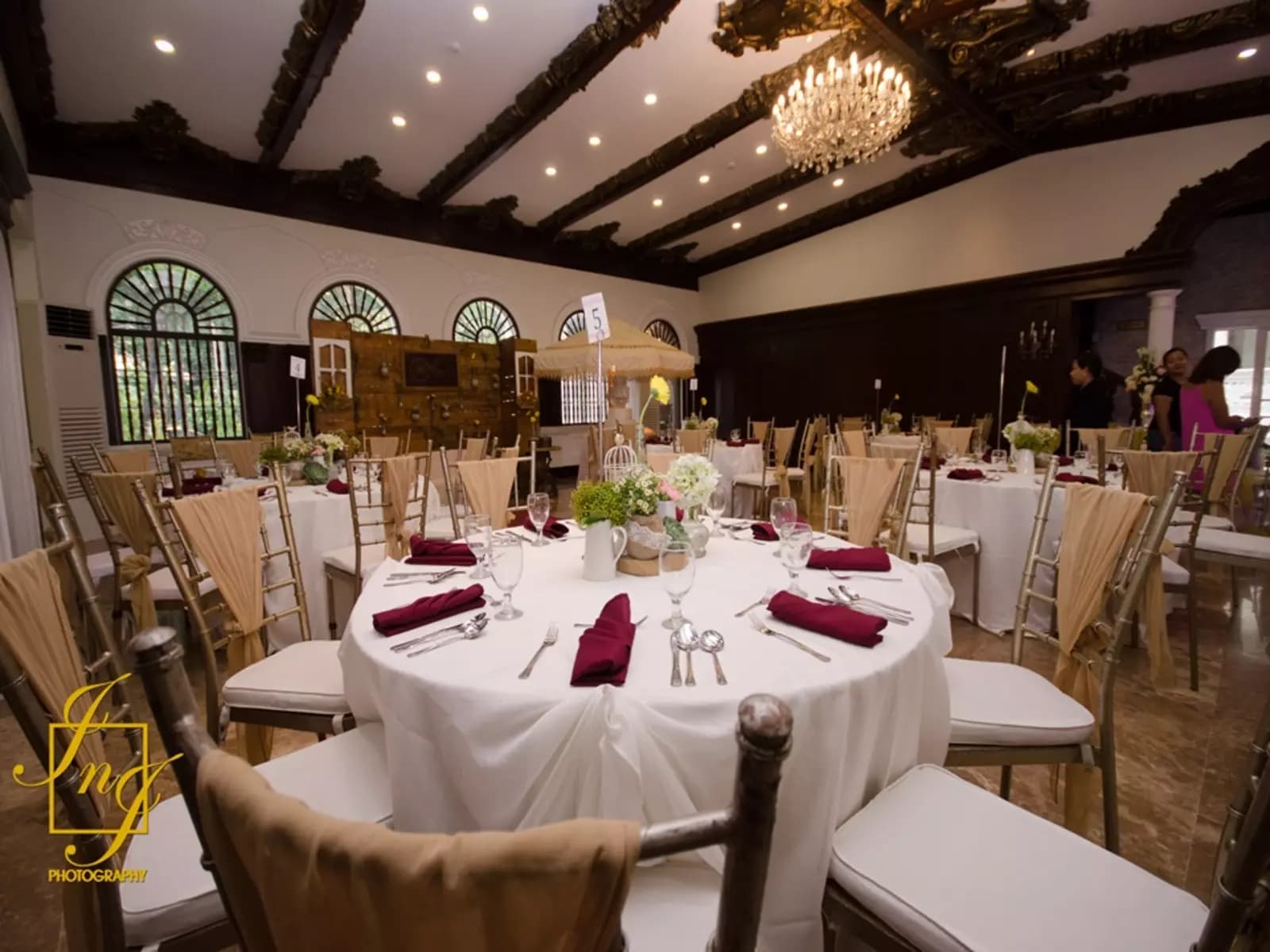indoor ballroom with banquet style quezon city