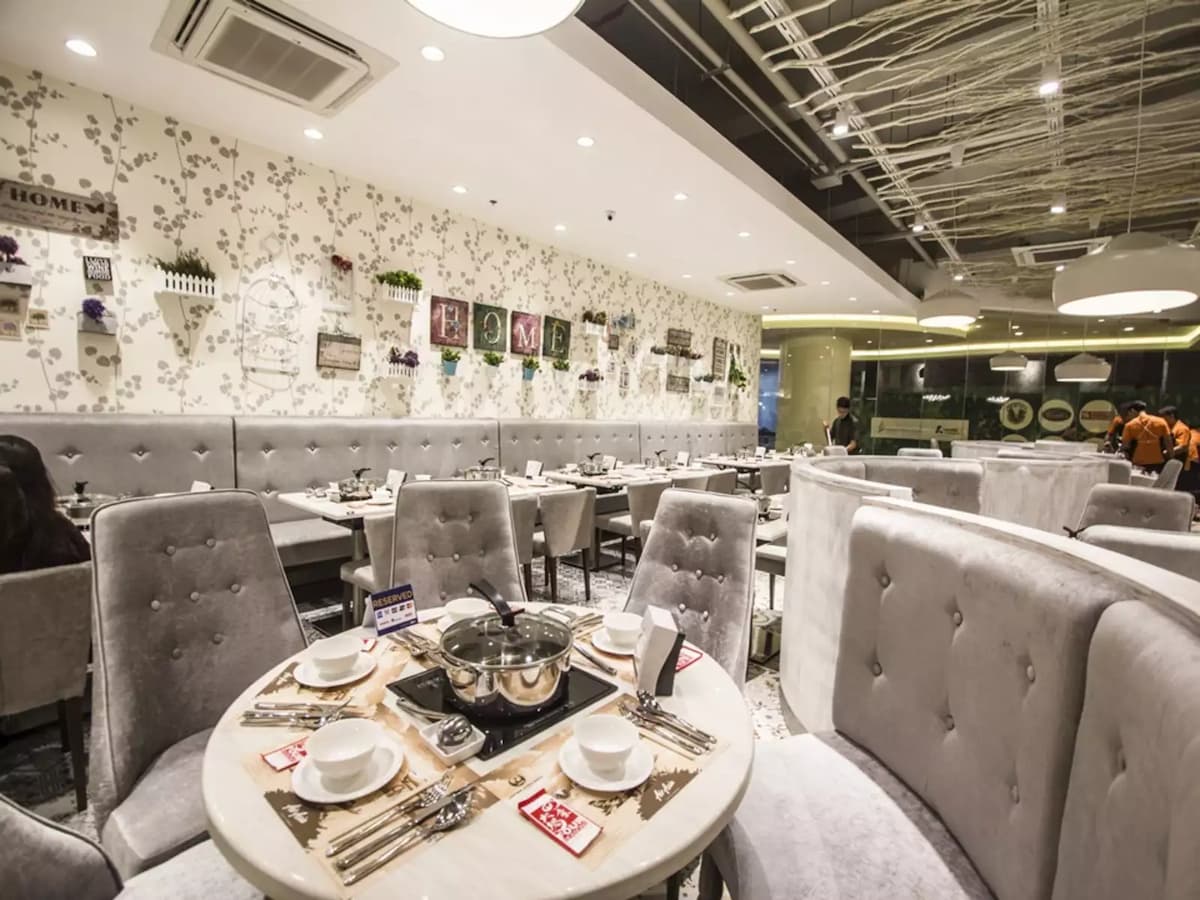 dining table full with different types of food restaurant cubao