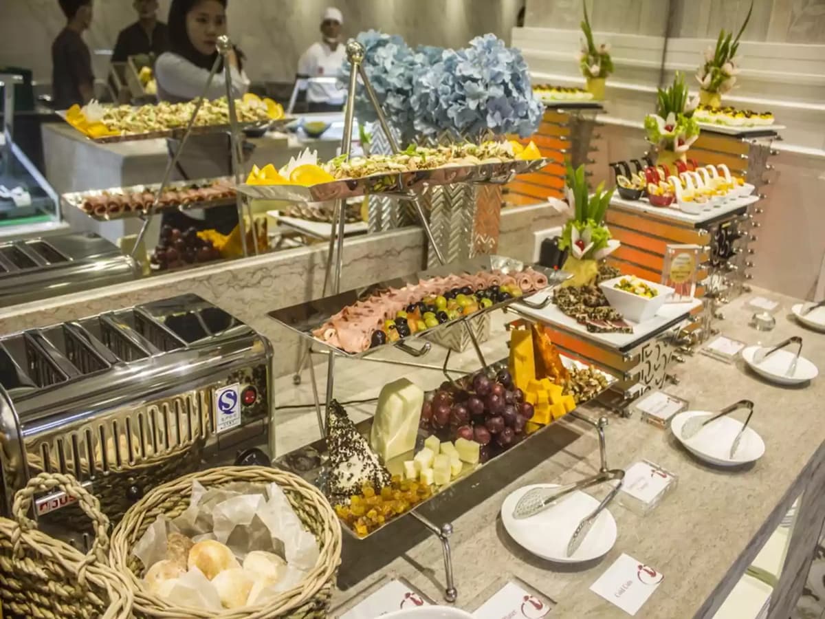 appetizer buffet area served on the line best buffet in cubao