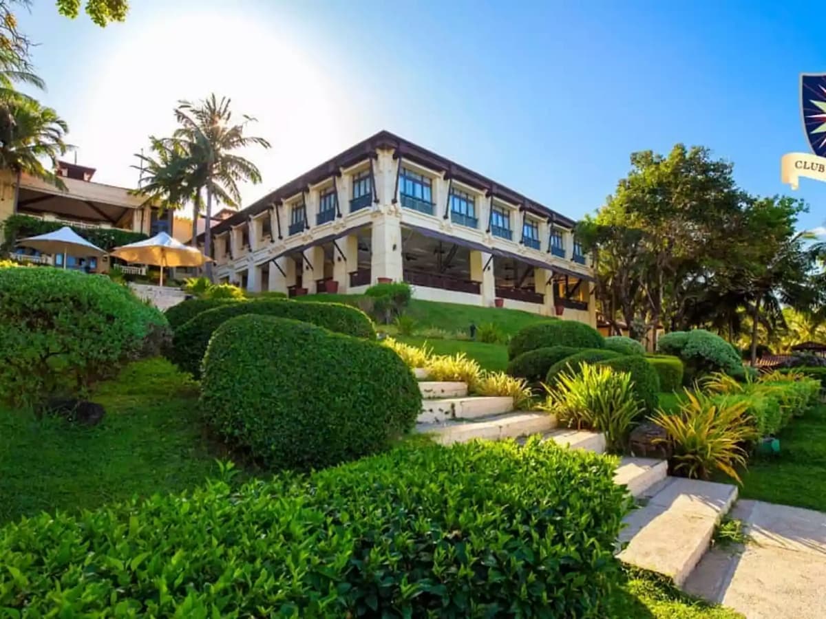 the exterior building of beach resort of club punta fuego hotel batangas