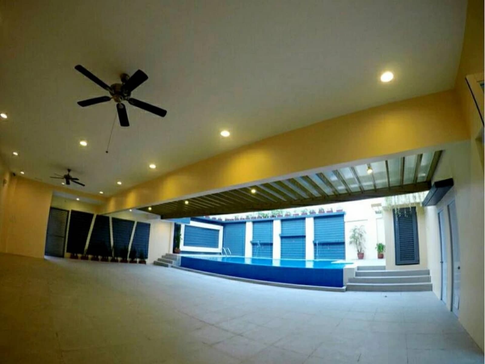large semi outdoor empty event space