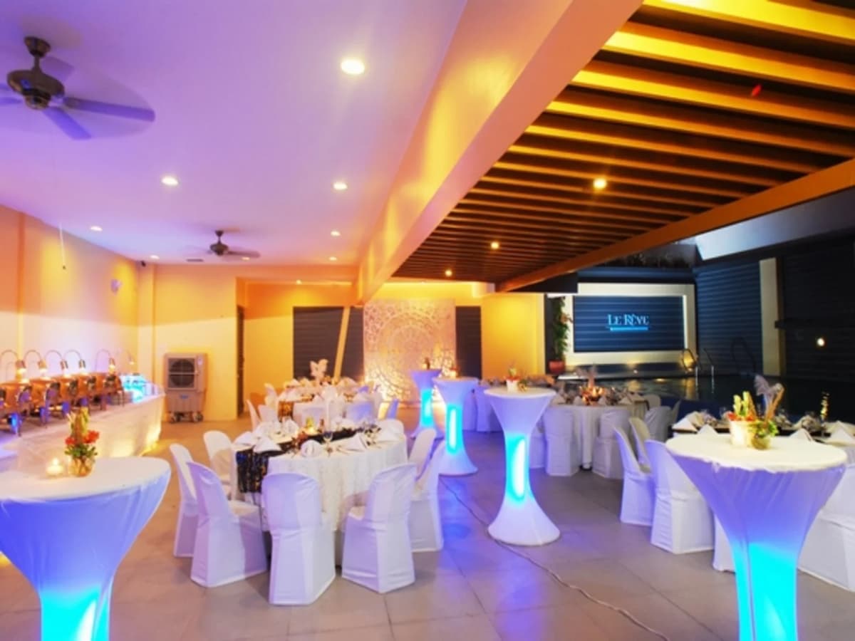 cocktail party setup