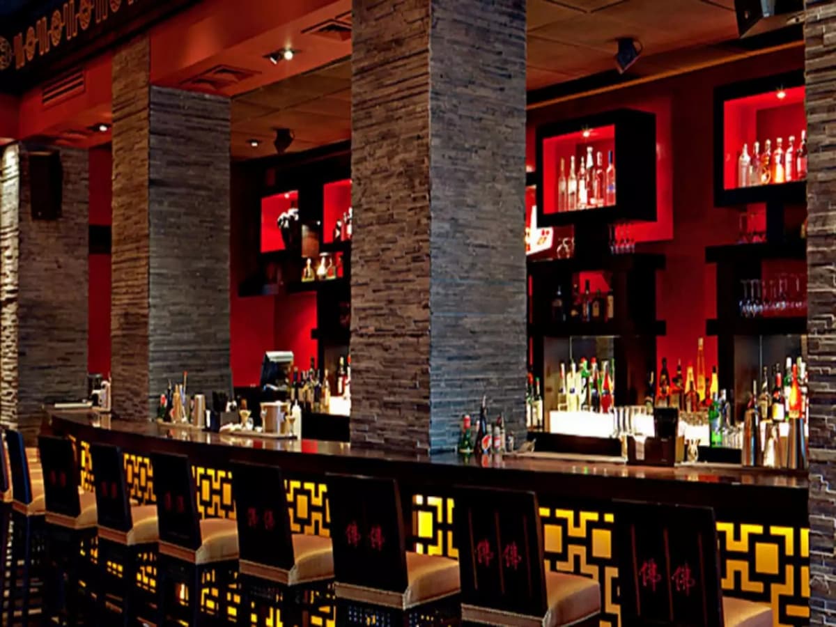 world class feel of bar area with various selection of spirits makati bar