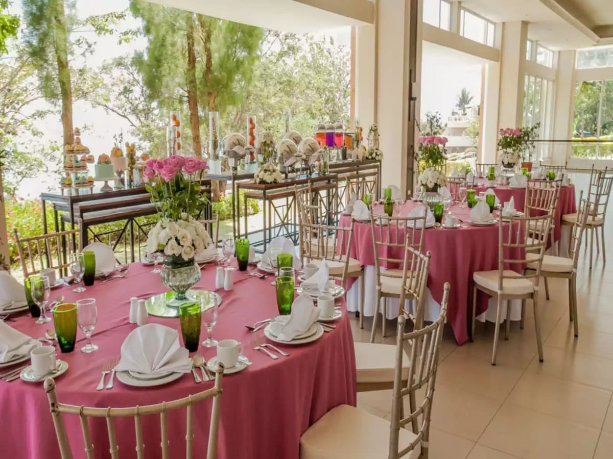 ballroom tables setup for events overlooking garden hotel tagaytay
