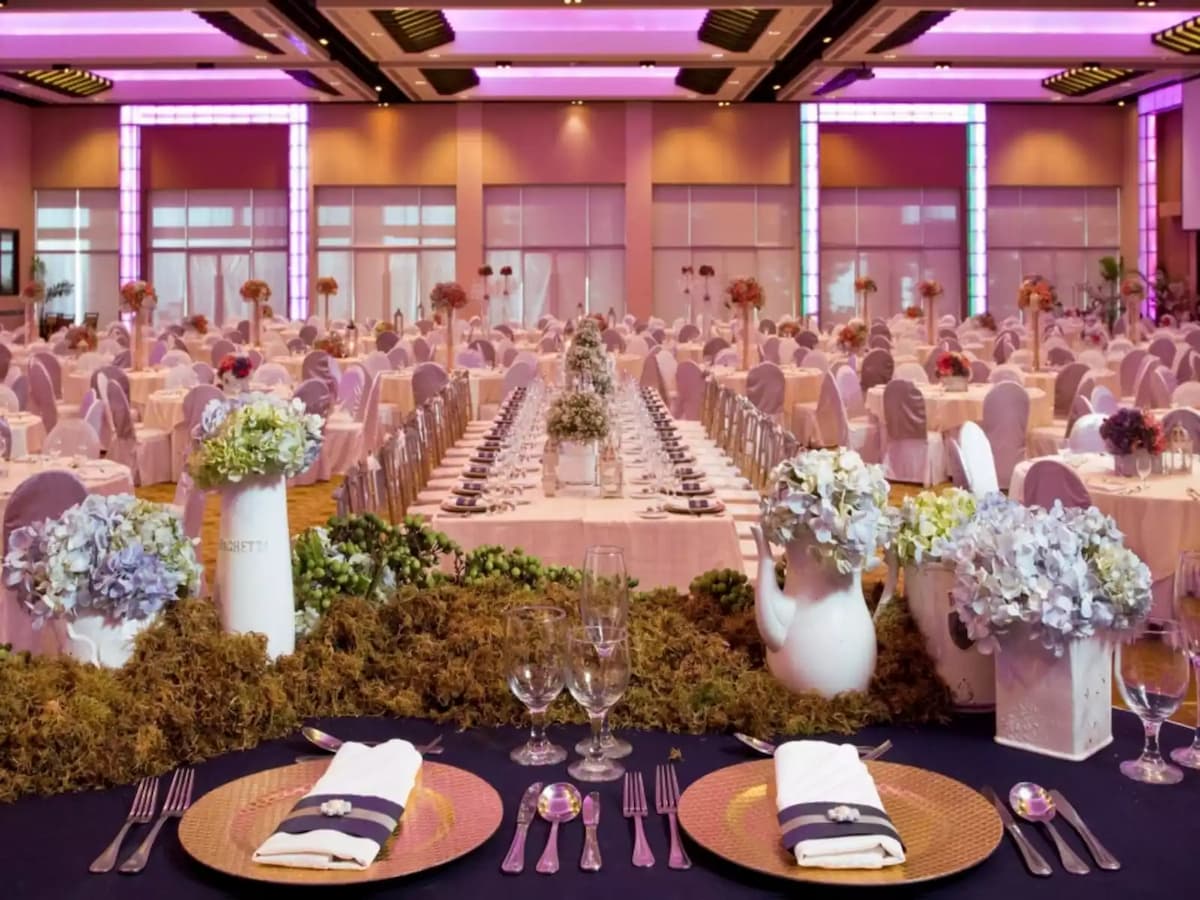 reception event setup in hotel ballroom hotel tagaytay