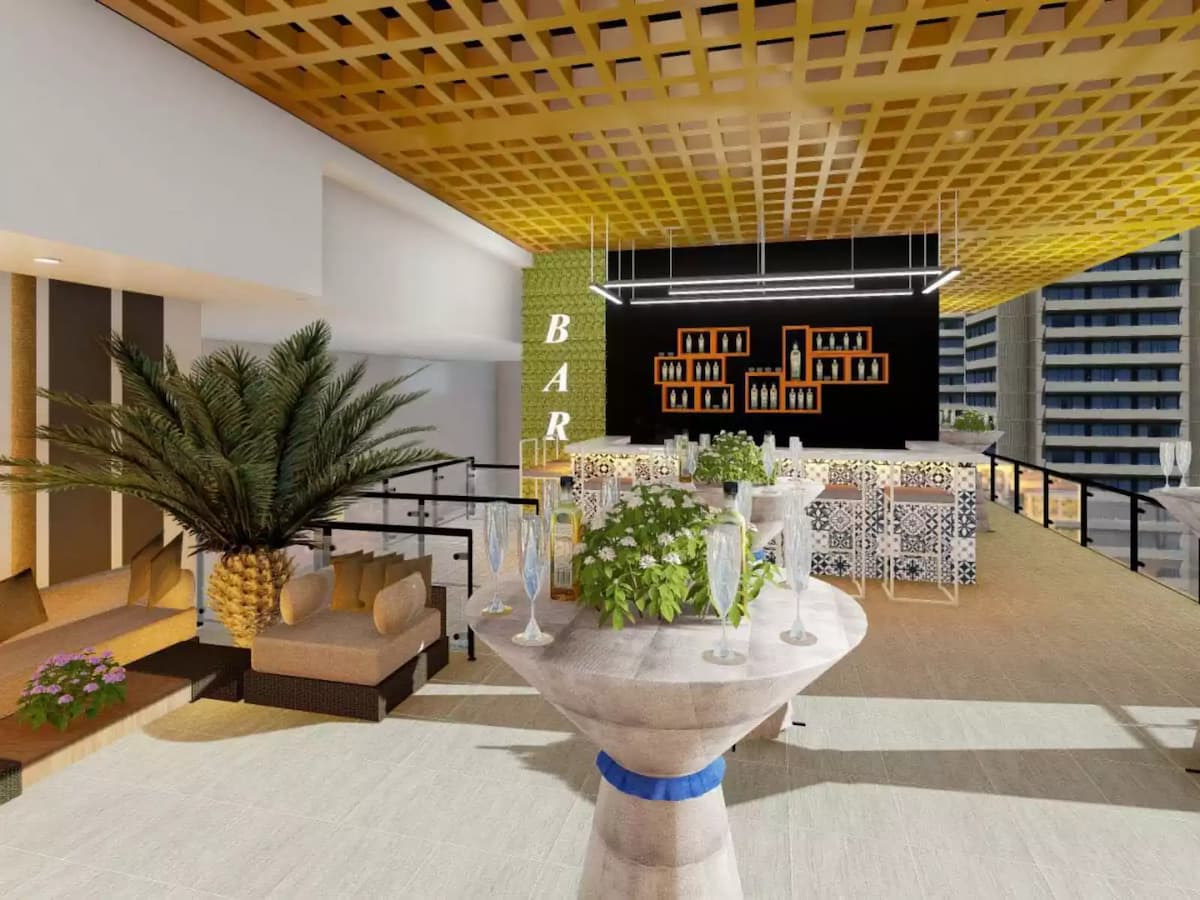 indoor event space area with bar area and standing party setup mandaluyong
