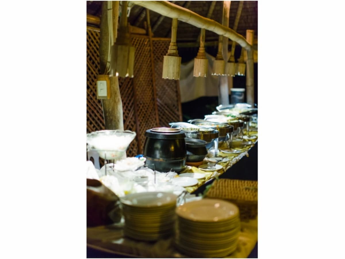 buffet lineup at la luz beach resort and spa batangas