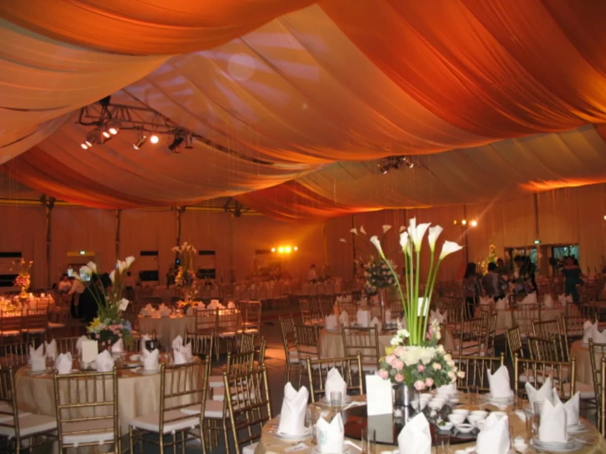 wedding party setup in hotel ballroom pasay conference hall