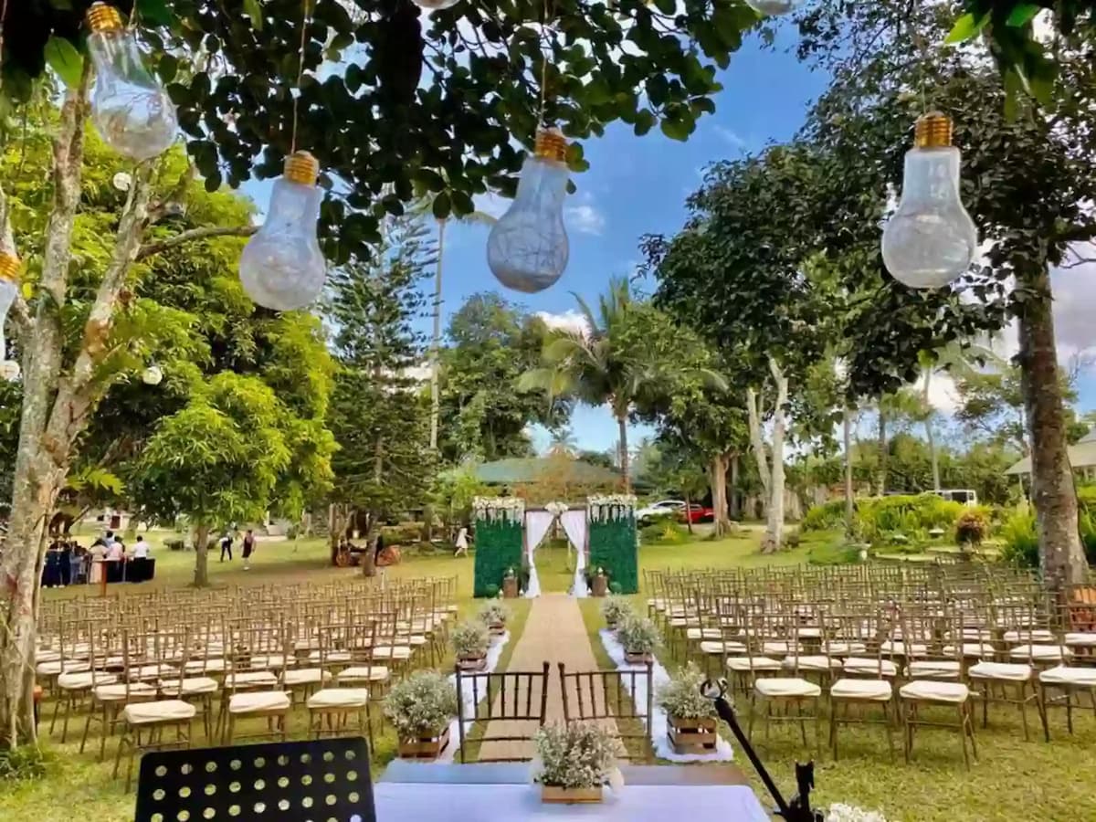 wedding solemnisation garden party venue cavite