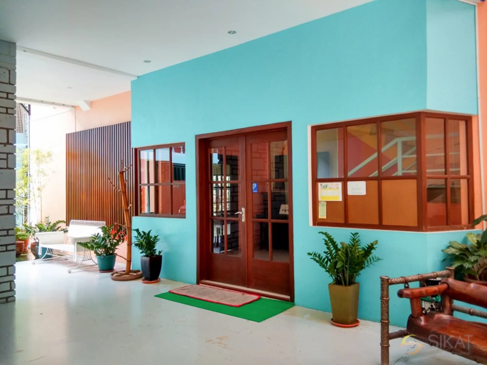 entrance to event room at sikat events management