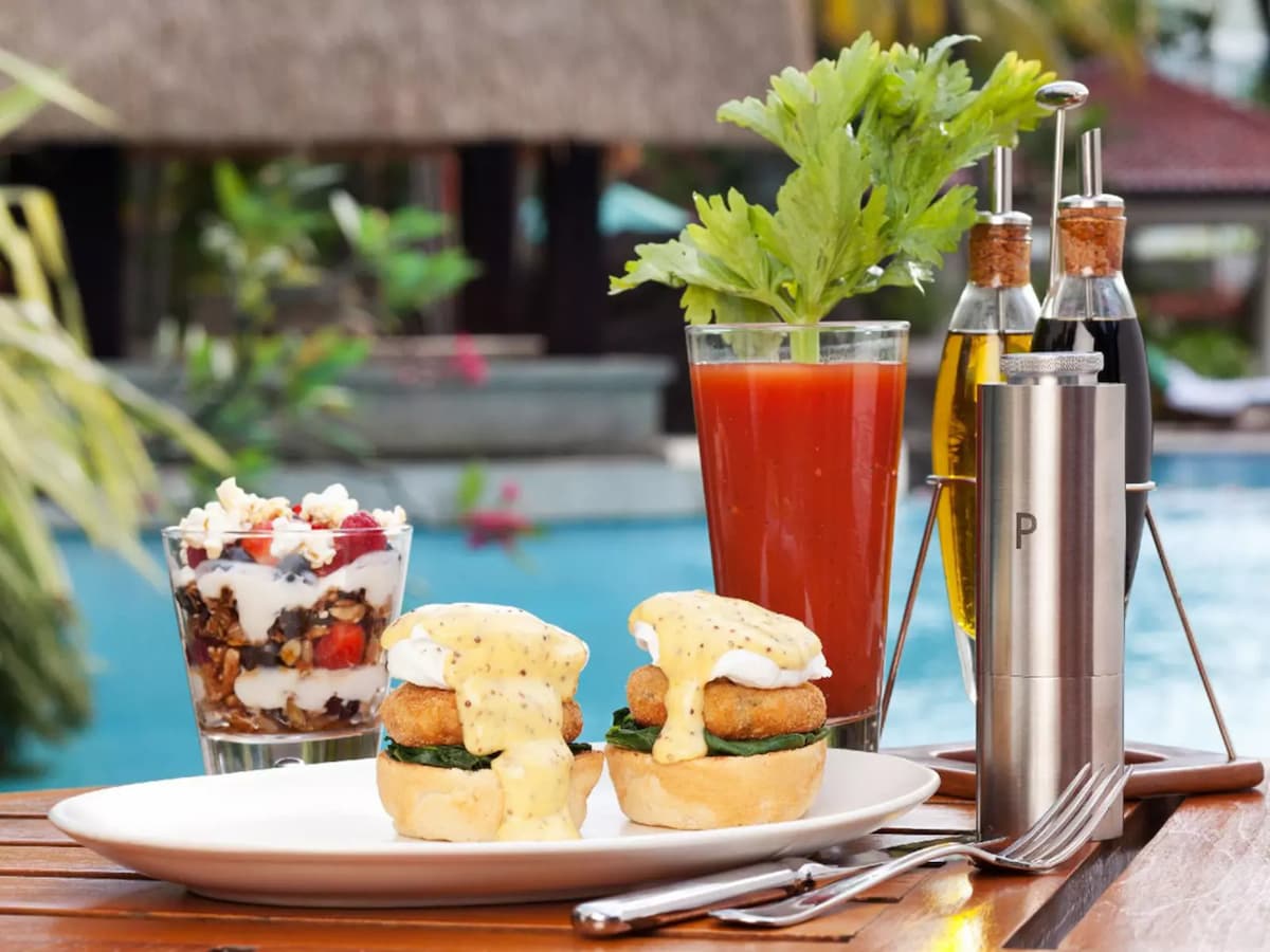 seafood terrace restaurant with pool central jakarta