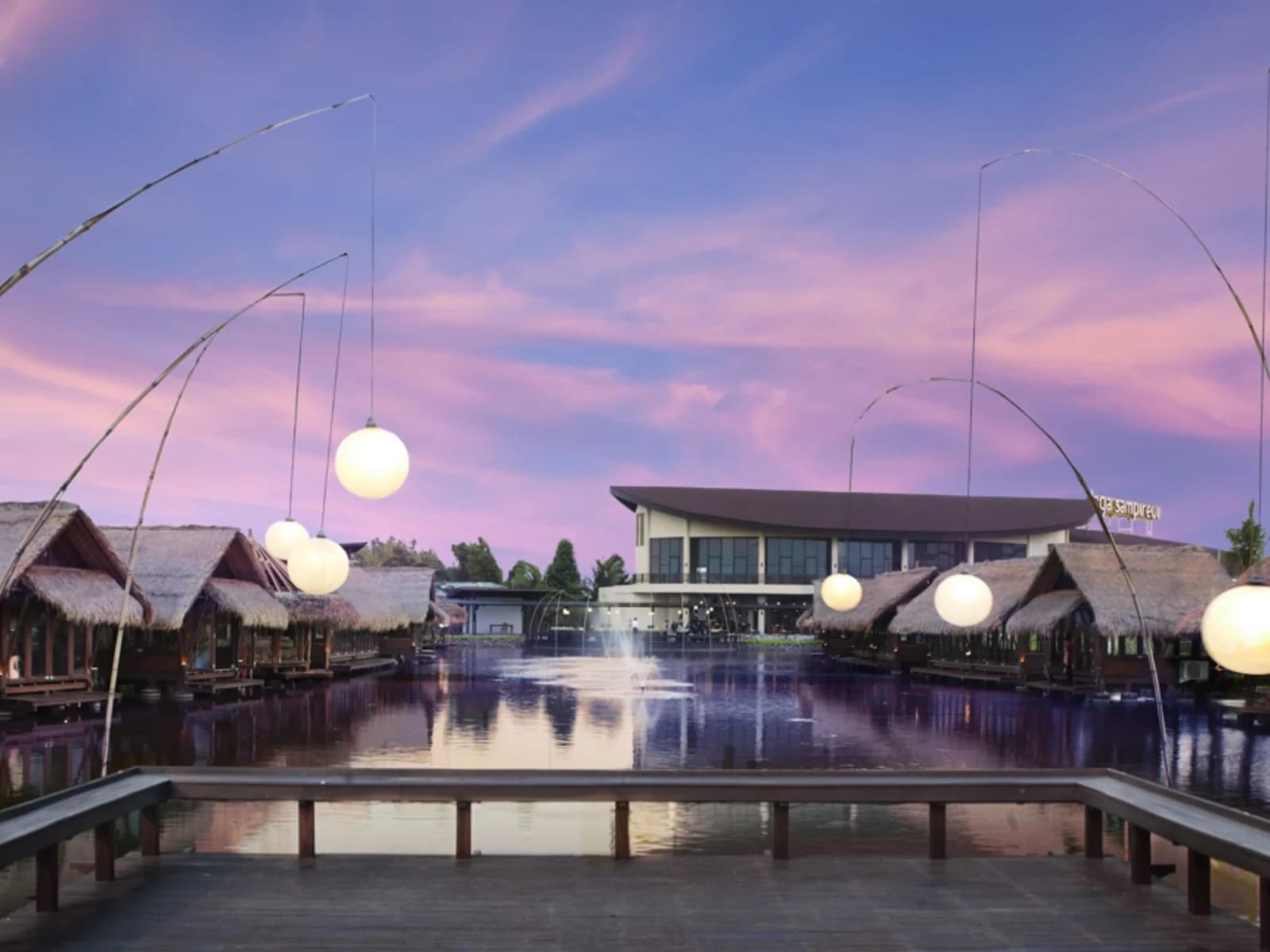 Modern and classy event space at Talaga Sampireun Puri