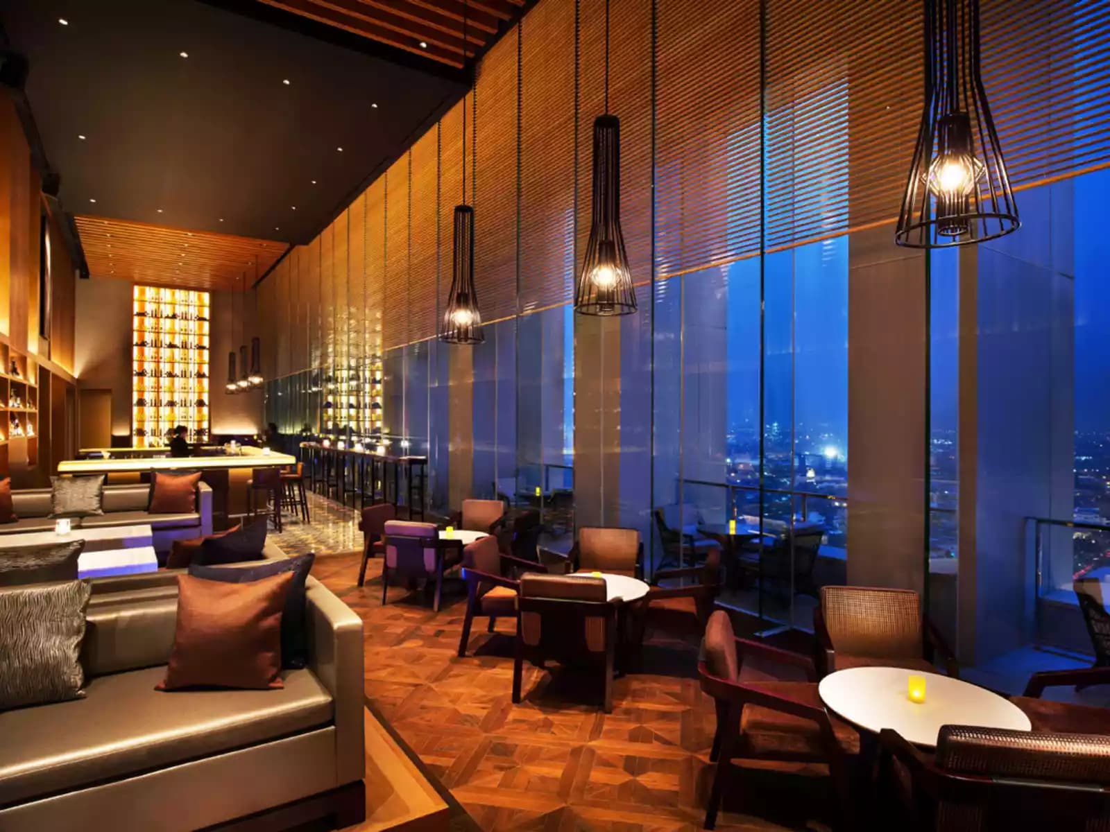view restaurant and bar main dining rooftop view jakarta