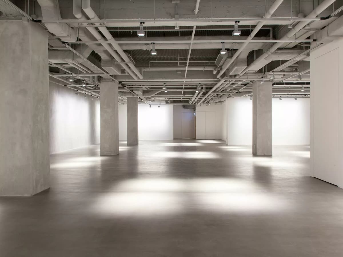 empty large space for events in the annex