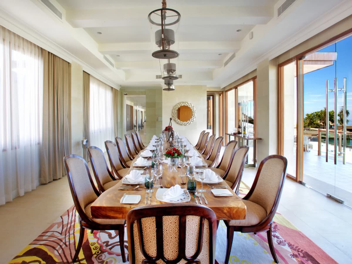 samabe bali suites villas canang main meeting room private dinner event bali