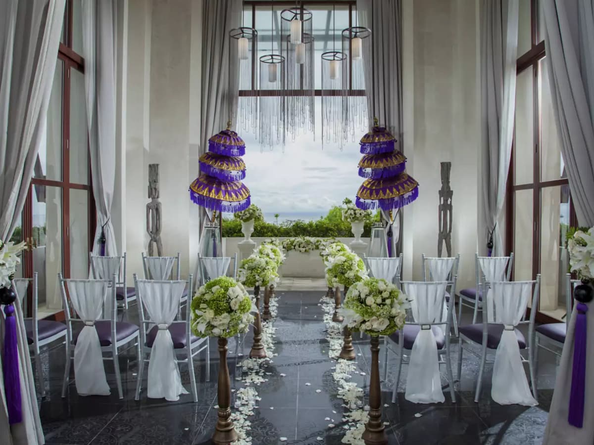 mantra sakala resort beach club indoor wedding venue bali