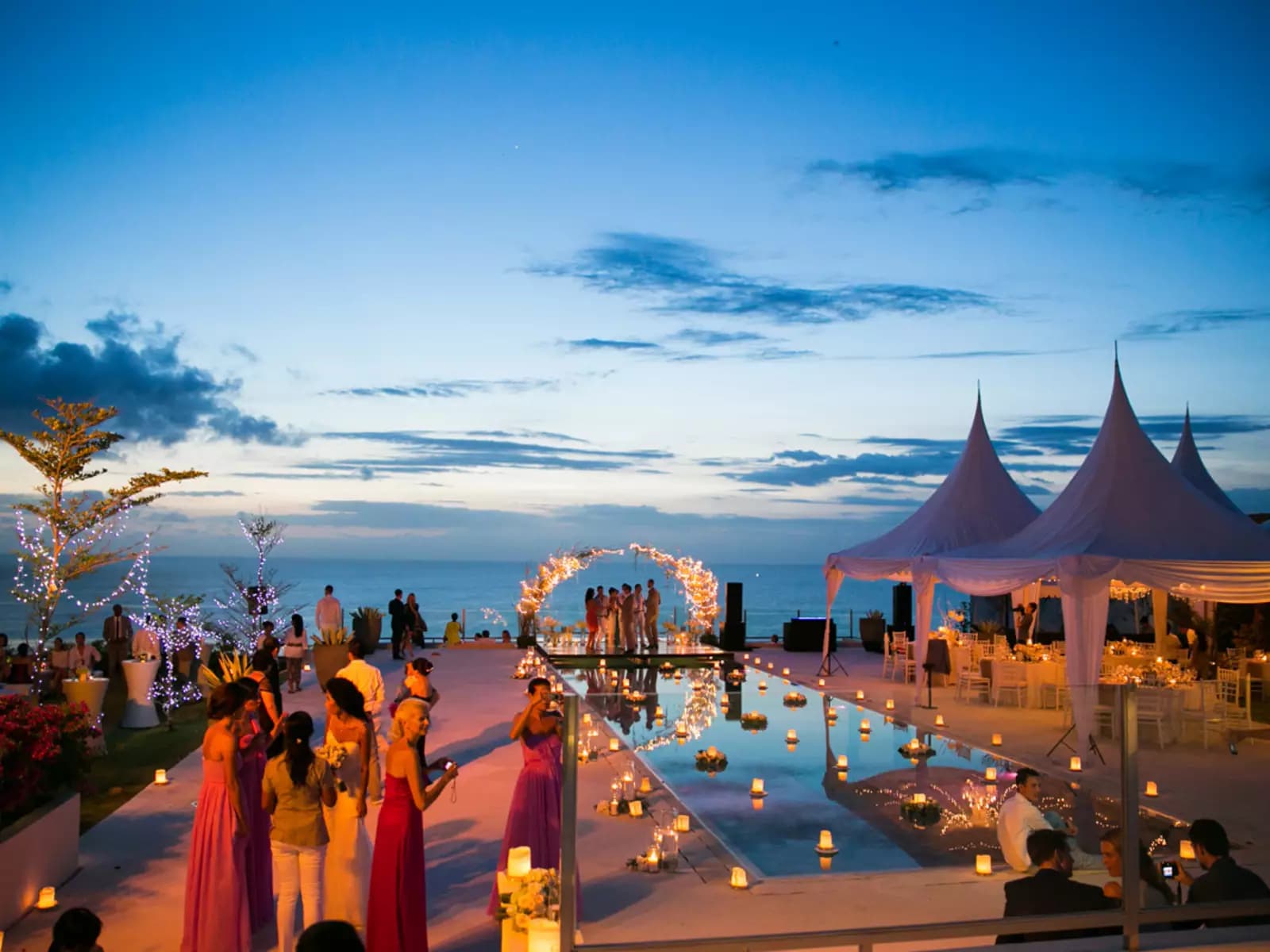 villa anugrah outdoor wedding event space bali
