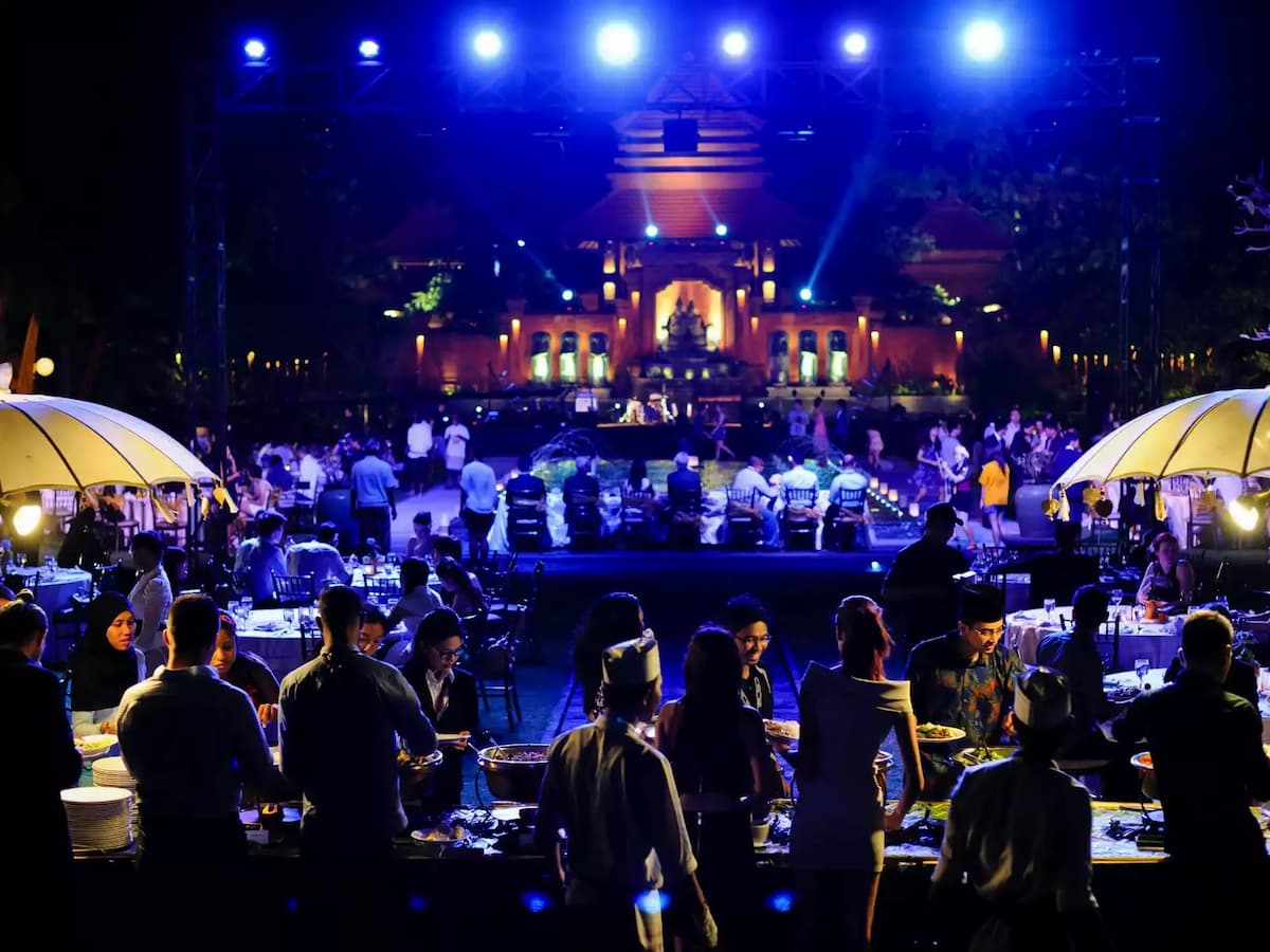 taman bhagawan bali outdoor live music space
