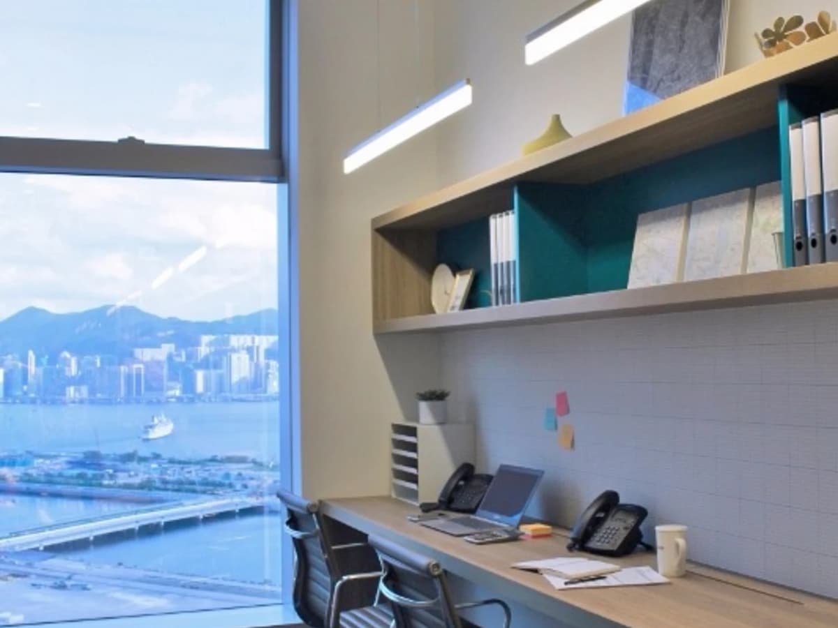 private office with harbour view