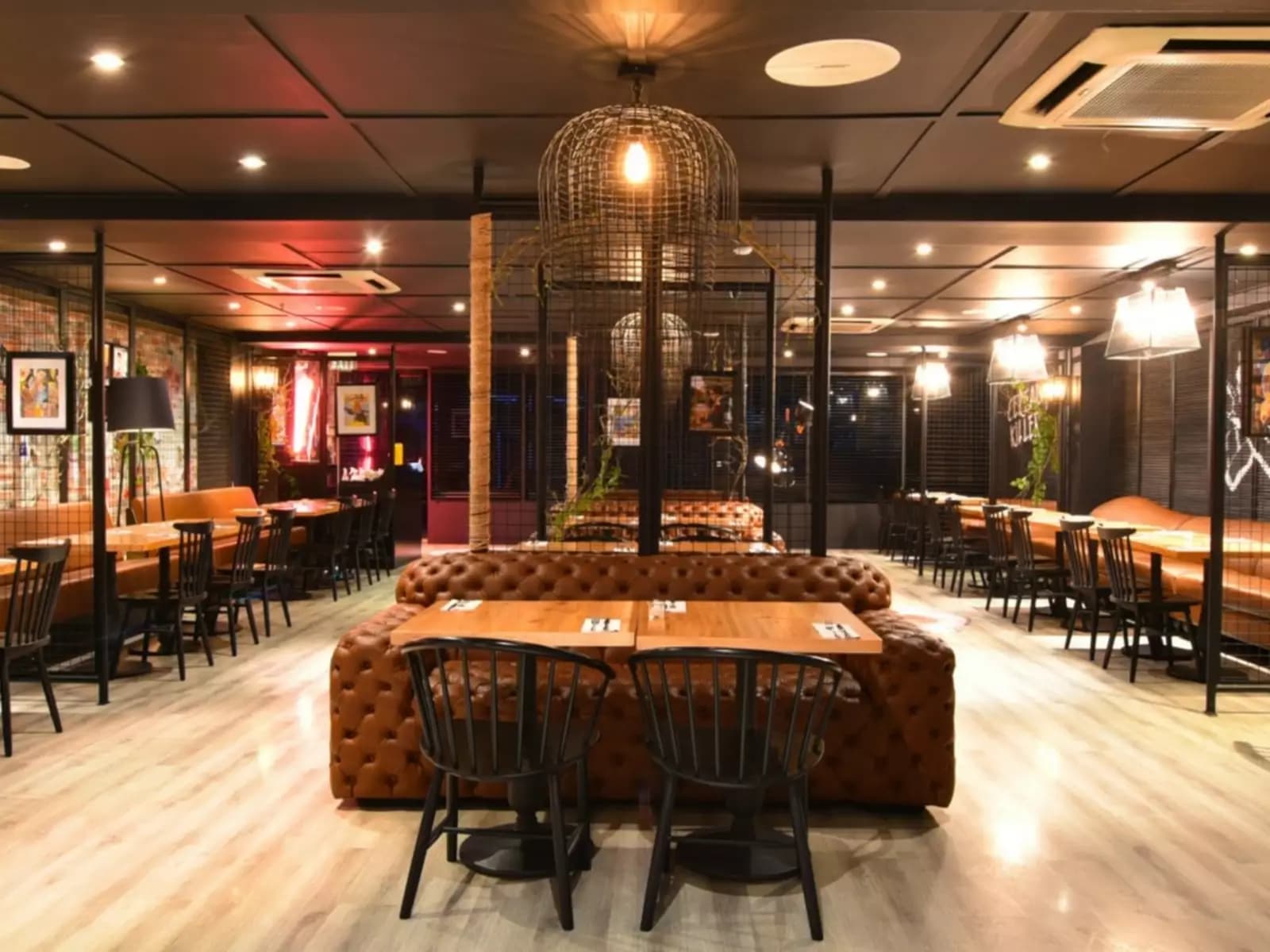 indoor area with table couches for dining bar taguig