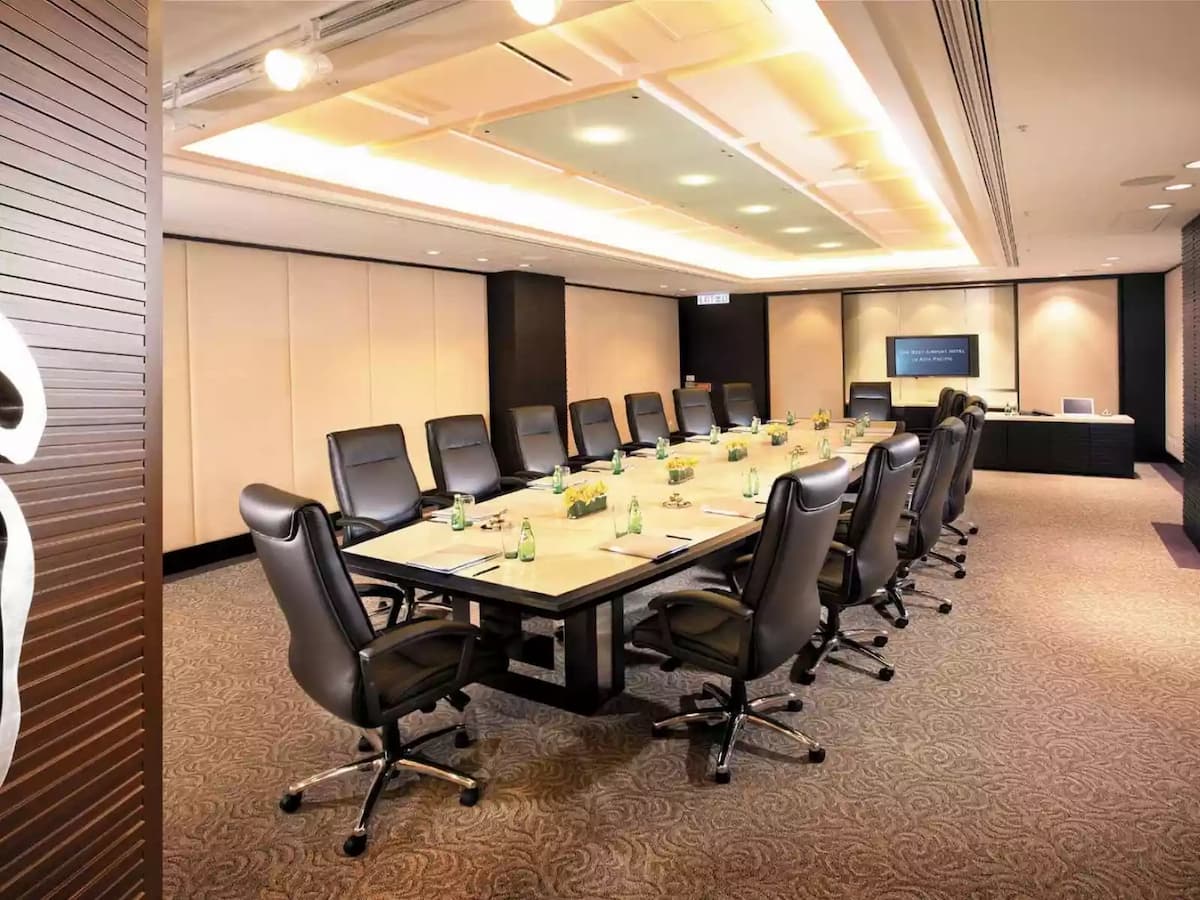 large meeting room with large conference table