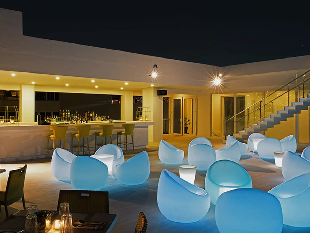lounge area located at the 3rd floor roof deck boracay hotel