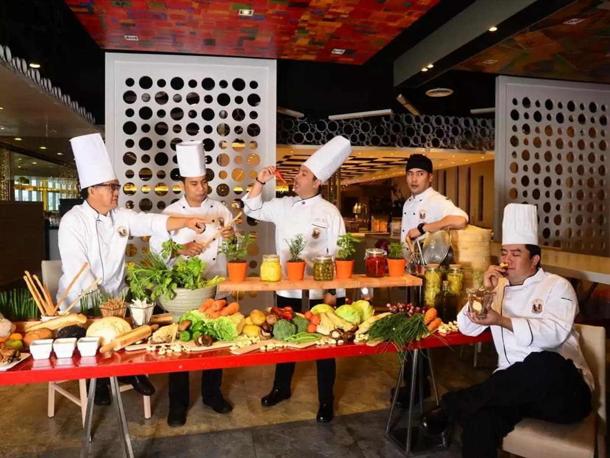 birthday party venue in mandaluyong with buffet table