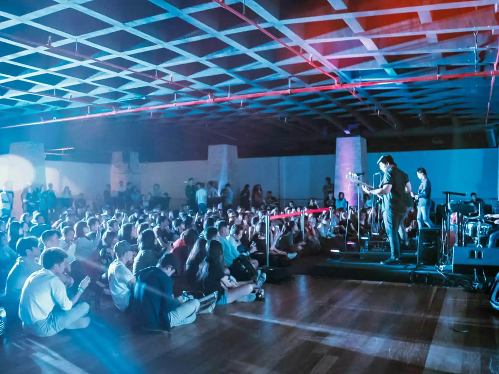 boyband music concert at the function hall