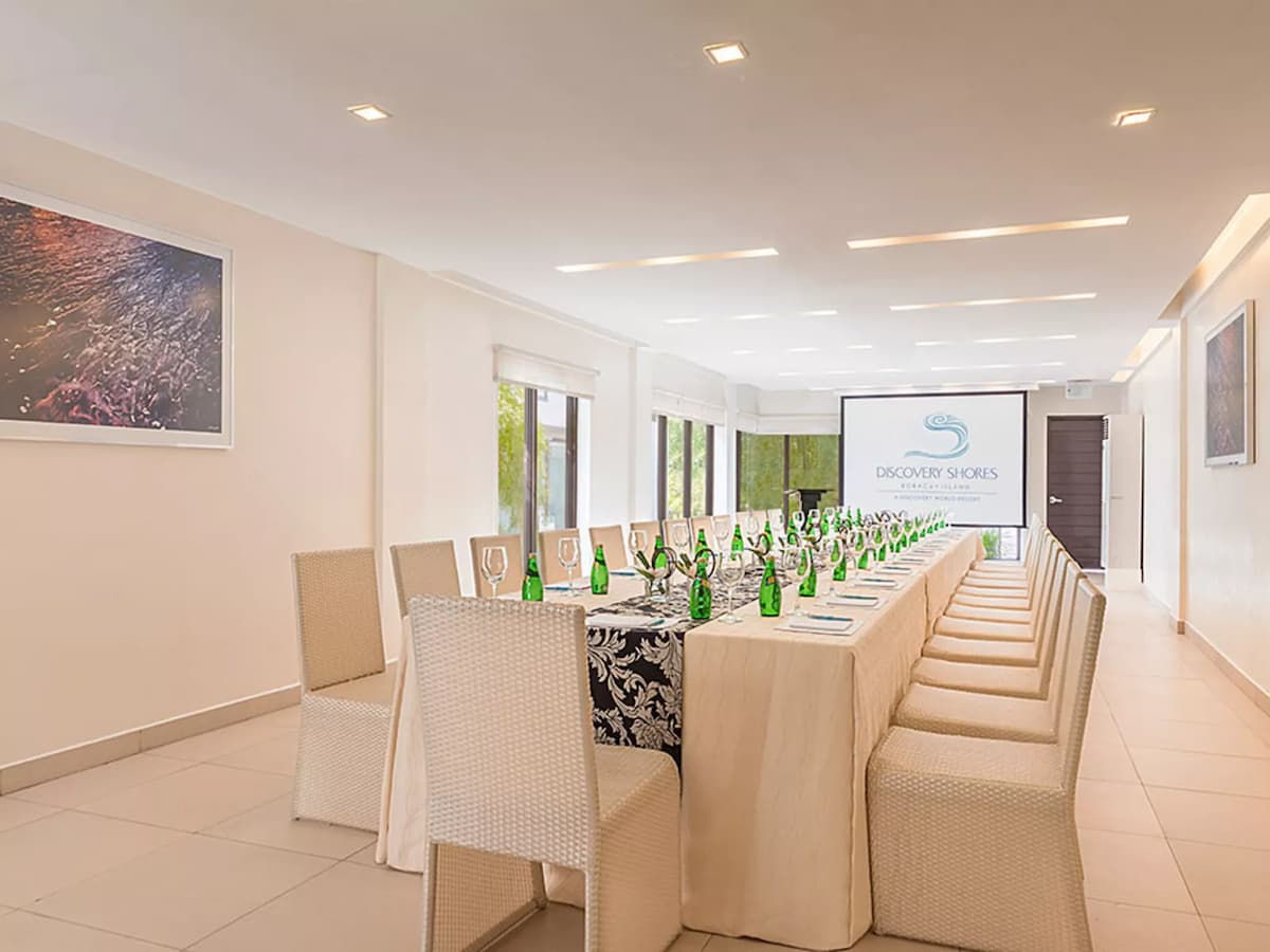 private meeting room with conference seating style hotel boracay