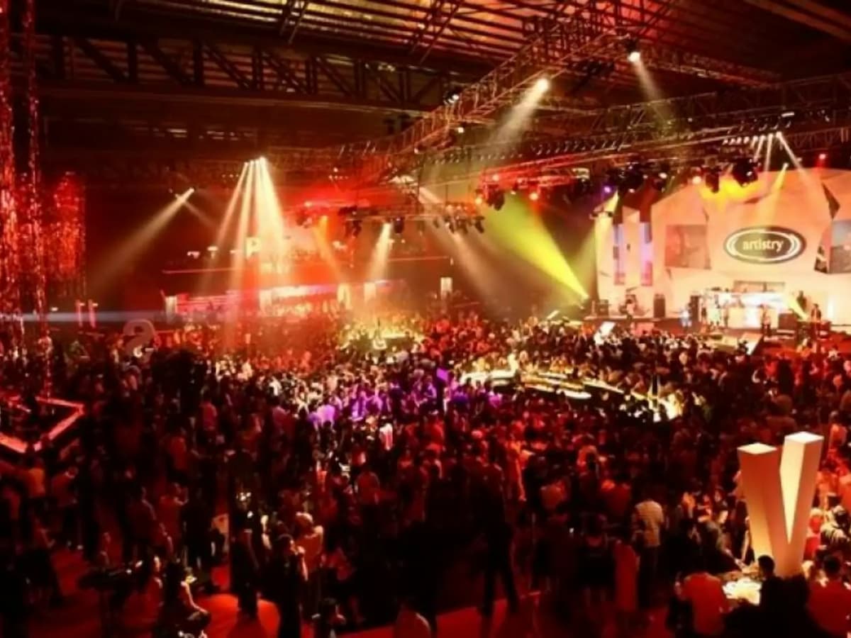 indoor main arena for concert event