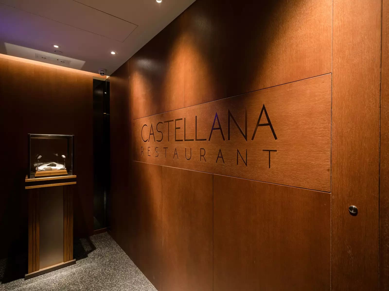 the lobby of castellana restaurant