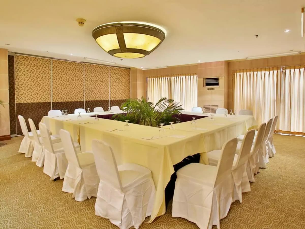 large and luxurious meeting room at Crown Regency Suites & Residences Function Halls