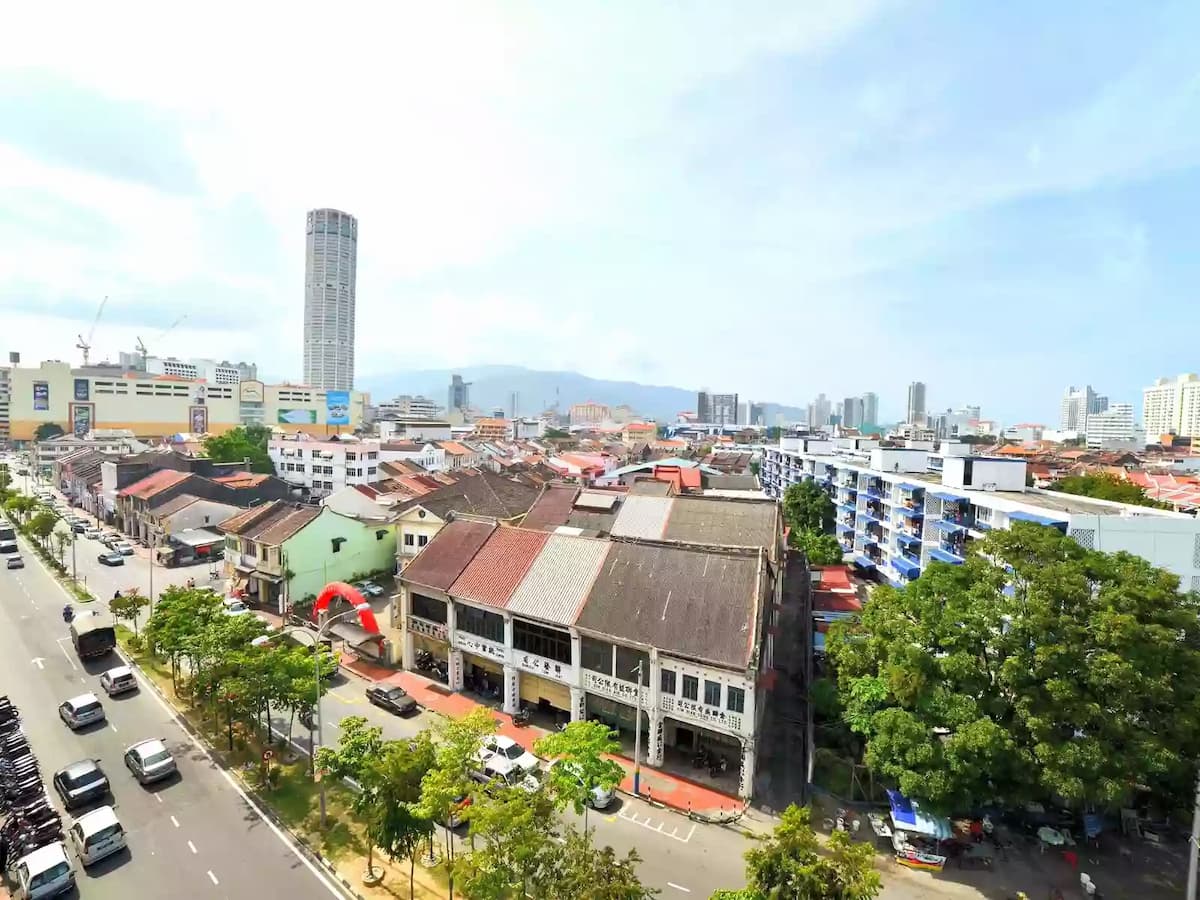 Rooftop view at Armenian Street Heritage Hotel