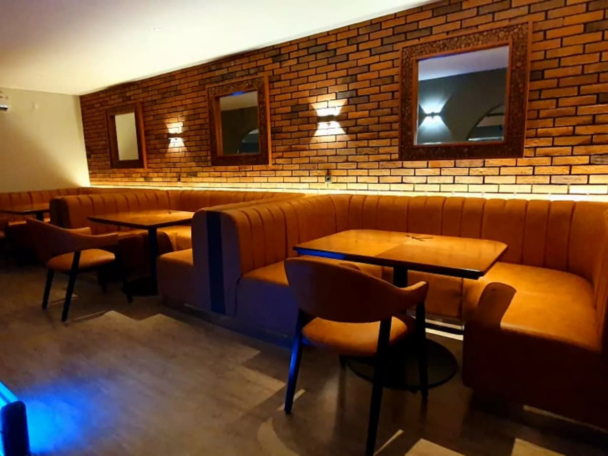 Bar booths right next to each other