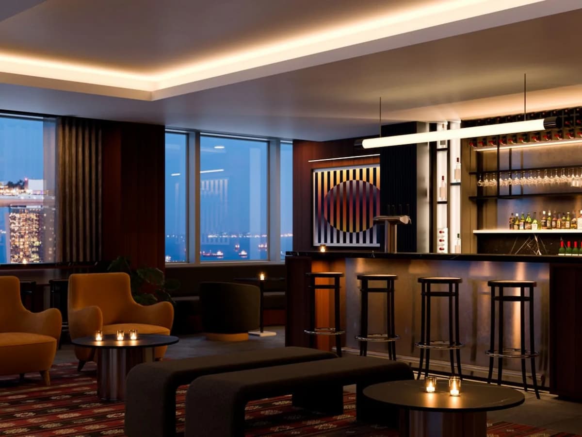 offiste meeting venues singapore with cosmopolitan style bar area