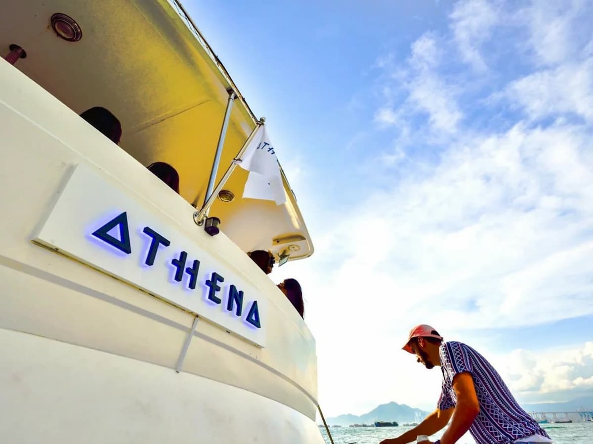 man in the yacht during the sunny day