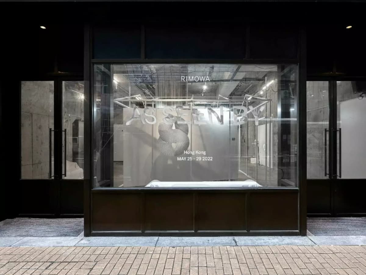 corporate party event venue with gallery display and brick walkway
