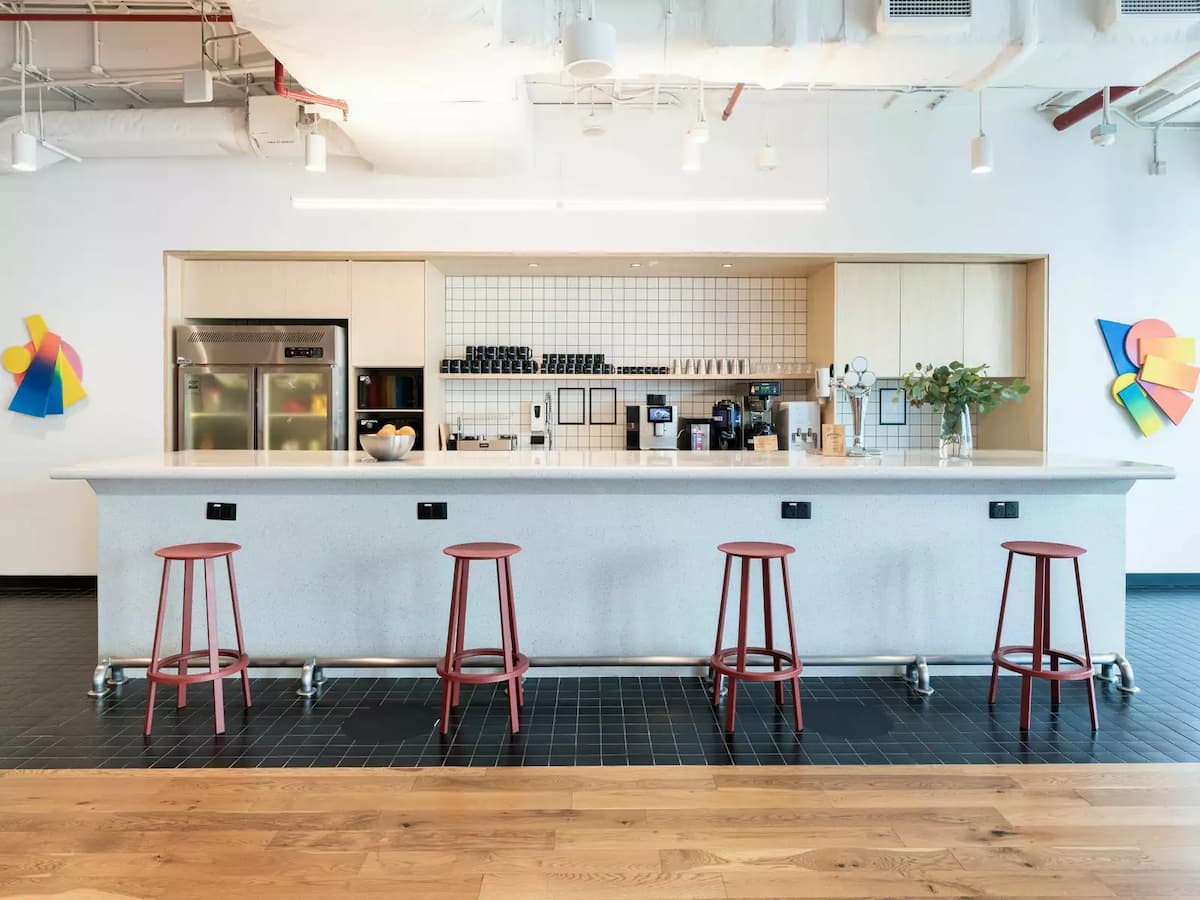pantry area of the coworking space