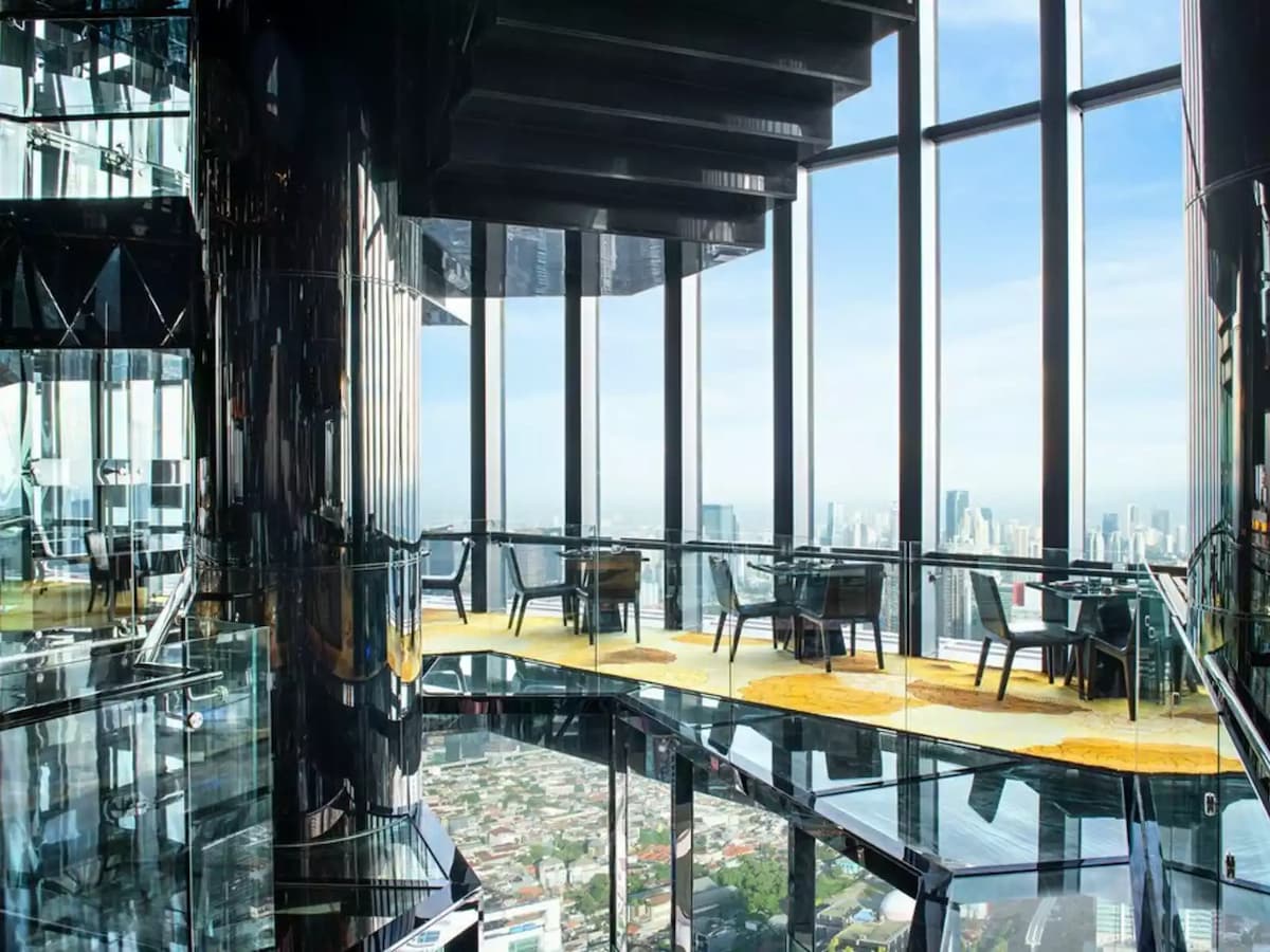 the highest rooftop bar and floating dining venue in jakarta