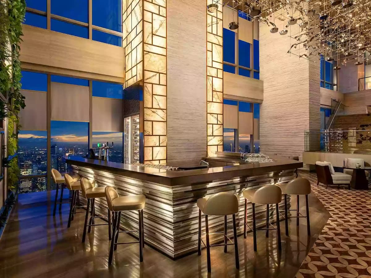 the bar area of seasonal tastes