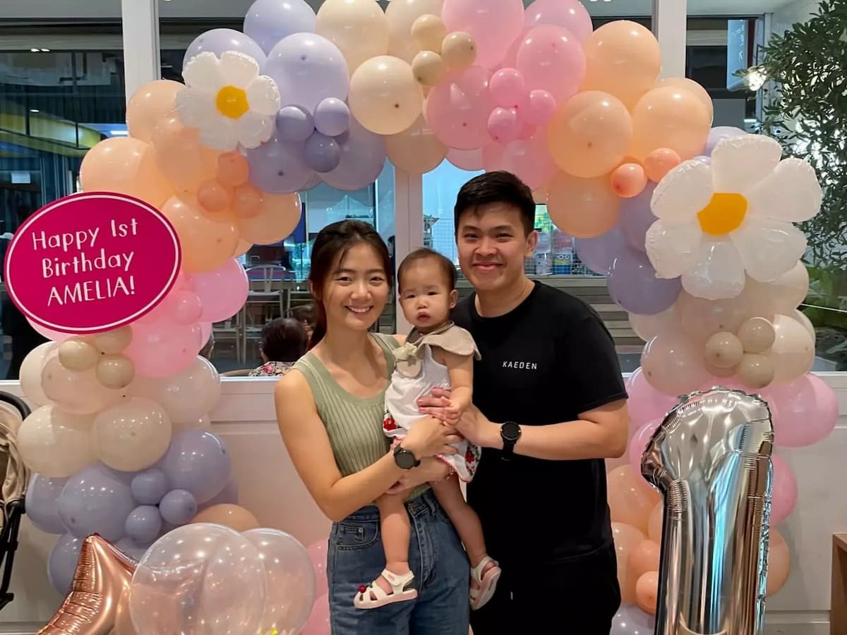 1st birthday celebration with girly theme
