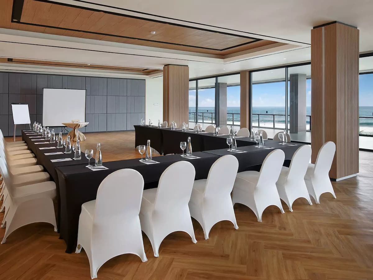 premium event space long table and chairs for conferences