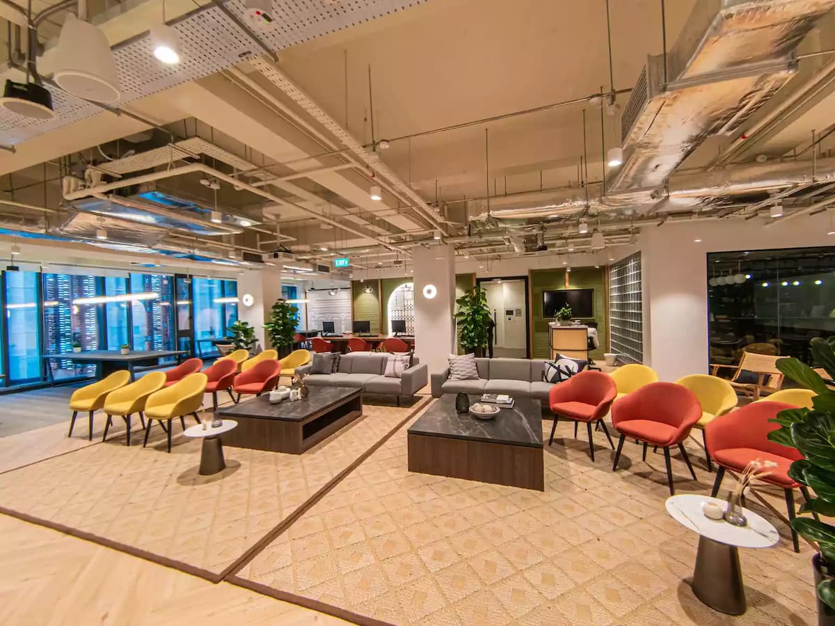 a variety of seating setup